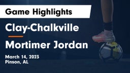 Clay-Chalkville  vs Mortimer Jordan  Game Highlights - March 14, 2023