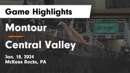 Montour  vs Central Valley  Game Highlights - Jan. 18, 2024