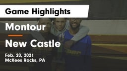 Montour  vs New Castle  Game Highlights - Feb. 20, 2021