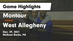 Montour  vs West Allegheny  Game Highlights - Dec. 29, 2021