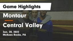 Montour  vs Central Valley  Game Highlights - Jan. 28, 2022