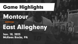 Montour  vs East Allegheny  Game Highlights - Jan. 18, 2023