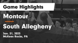 Montour  vs South Allegheny  Game Highlights - Jan. 31, 2023