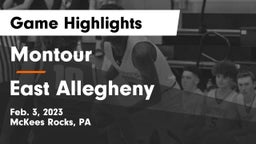 Montour  vs East Allegheny  Game Highlights - Feb. 3, 2023