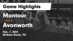 Montour  vs Avonworth  Game Highlights - Feb. 7, 2023