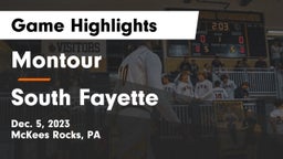 Montour  vs South Fayette  Game Highlights - Dec. 5, 2023