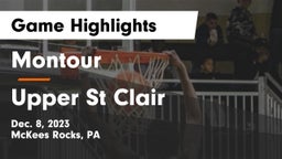 Montour  vs Upper St Clair Game Highlights - Dec. 8, 2023