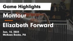 Montour  vs Elizabeth Forward  Game Highlights - Jan. 14, 2024