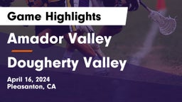 Amador Valley  vs Dougherty Valley  Game Highlights - April 16, 2024