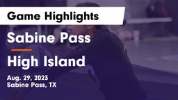 Sabine Pass  vs High Island  Game Highlights - Aug. 29, 2023