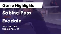 Sabine Pass  vs Evadale  Game Highlights - Sept. 26, 2023