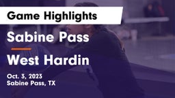 Sabine Pass  vs West Hardin  Game Highlights - Oct. 3, 2023