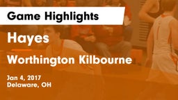Hayes  vs Worthington Kilbourne  Game Highlights - Jan 4, 2017