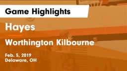 Hayes  vs Worthington Kilbourne  Game Highlights - Feb. 5, 2019