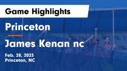 Princeton  vs James Kenan nc Game Highlights - Feb. 28, 2023