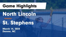 North Lincoln  vs St. Stephens  Game Highlights - March 14, 2024