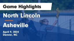 North Lincoln  vs Asheville  Game Highlights - April 9, 2024