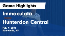 Immaculata  vs Hunterdon Central  Game Highlights - Feb. 9, 2021