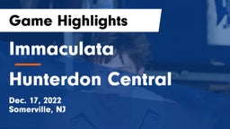 Immaculata  vs Hunterdon Central  Game Highlights - Dec. 17, 2022