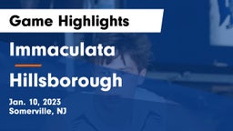 Immaculata  vs Hillsborough  Game Highlights - Jan. 10, 2023