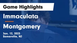 Immaculata  vs Montgomery  Game Highlights - Jan. 12, 2023