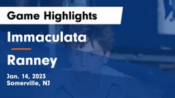 Immaculata  vs Ranney  Game Highlights - Jan. 14, 2023