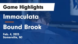 Immaculata  vs Bound Brook  Game Highlights - Feb. 4, 2023