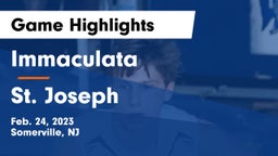 Immaculata  vs St. Joseph  Game Highlights - Feb. 24, 2023