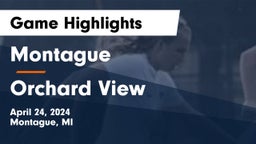 Montague  vs Orchard View  Game Highlights - April 24, 2024