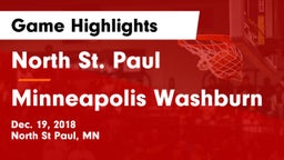 North St. Paul  vs Minneapolis Washburn Game Highlights - Dec. 19, 2018