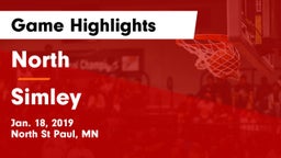 North  vs Simley  Game Highlights - Jan. 18, 2019