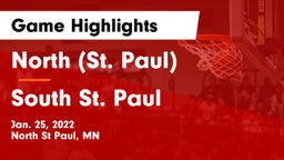 North (St. Paul)  vs South St. Paul  Game Highlights - Jan. 25, 2022