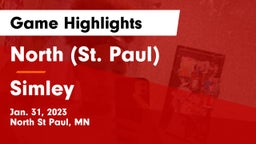 North (St. Paul)  vs Simley  Game Highlights - Jan. 31, 2023