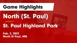 North (St. Paul)  vs St. Paul Highland Park  Game Highlights - Feb. 2, 2023