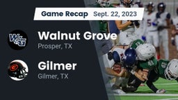 Recap: Walnut Grove  vs. Gilmer  2023
