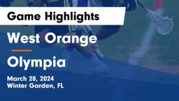 West Orange  vs Olympia  Game Highlights - March 28, 2024