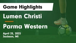 Lumen Christi  vs Parma Western  Game Highlights - April 25, 2023