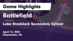 Battlefield  vs Lake Braddock Secondary School Game Highlights - April 12, 2023