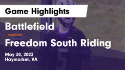 Battlefield  vs Freedom South Riding Game Highlights - May 30, 2023