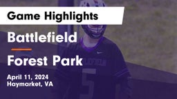 Battlefield  vs Forest Park  Game Highlights - April 11, 2024