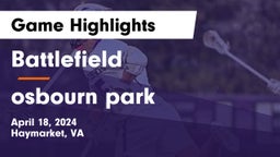 Battlefield  vs osbourn park Game Highlights - April 18, 2024