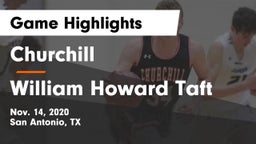 Churchill  vs William Howard Taft  Game Highlights - Nov. 14, 2020