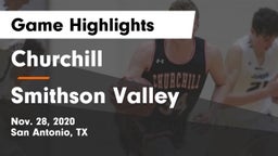 Churchill  vs Smithson Valley  Game Highlights - Nov. 28, 2020