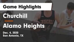 Churchill  vs Alamo Heights  Game Highlights - Dec. 4, 2020