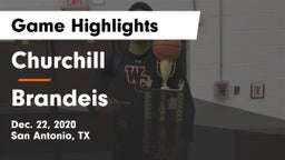 Churchill  vs Brandeis  Game Highlights - Dec. 22, 2020