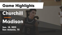 Churchill  vs Madison  Game Highlights - Jan. 18, 2023