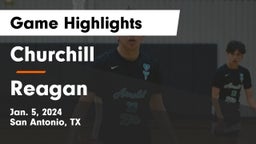 Churchill  vs Reagan  Game Highlights - Jan. 5, 2024