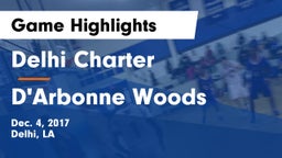 Delhi Charter  vs D'Arbonne Woods Game Highlights - Dec. 4, 2017