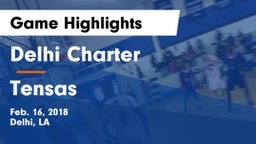 Delhi Charter  vs Tensas  Game Highlights - Feb. 16, 2018