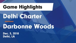 Delhi Charter  vs Darbonne Woods Game Highlights - Dec. 3, 2018